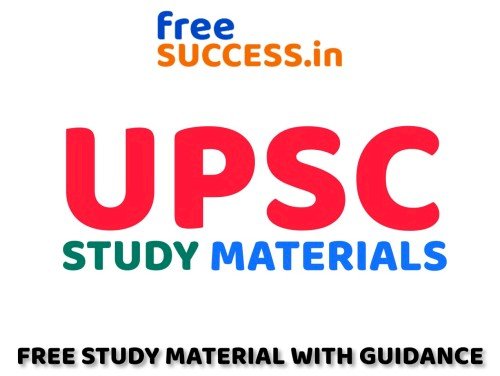 UPSC : Value Added Material - FreeSuccess.in