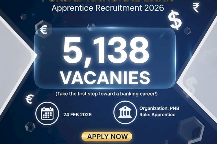 [24 Feb] Punjab National Bank 5138 Vacancies Recruitment 2026 – Apply Now!!
