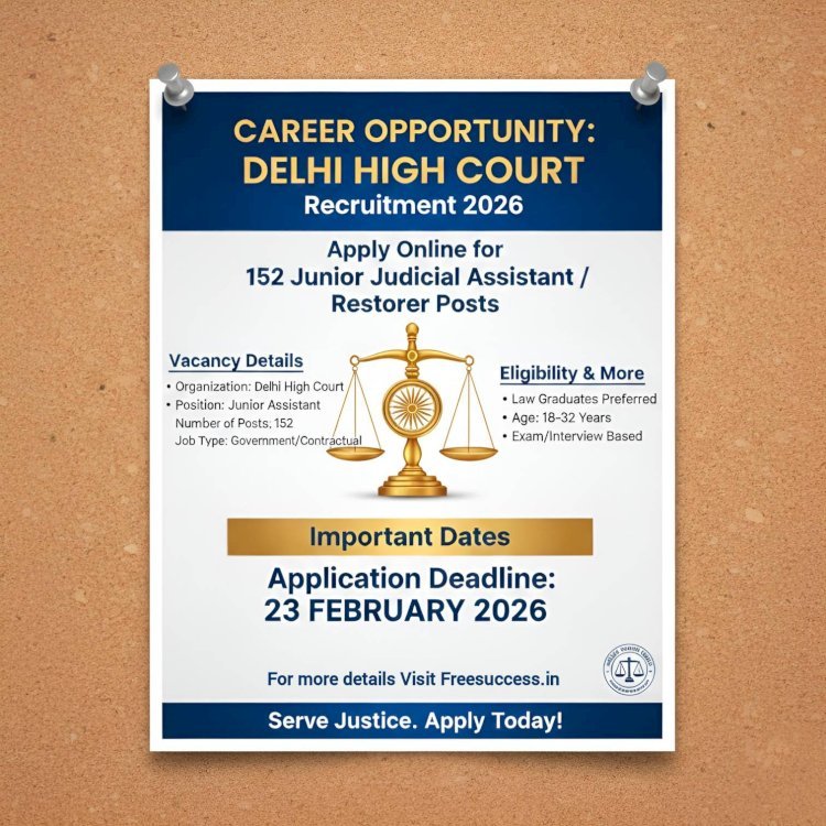 [23 Feb] Delhi High Court Recruitment 2026 – 152 JJA / Restorer Posts