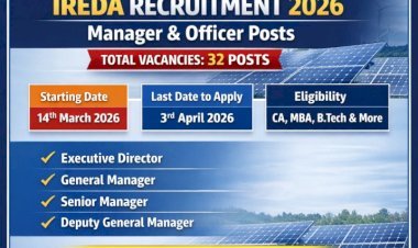 [3 April] IREDA Recruitment 2026 (Manager & Officer Posts)